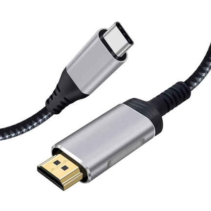 Type C to HDMI 4K@30Hz cable -- Braided 
