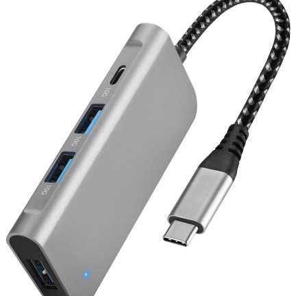 Type C 10Gbps 4-in-1 Hub 