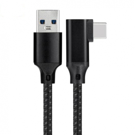 USB C to USB A right angle 5Gbps  cable -- TPE