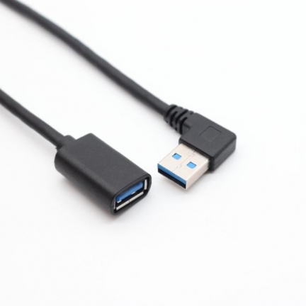 USB A to USB A right angle 5Gbps cable -- TPE